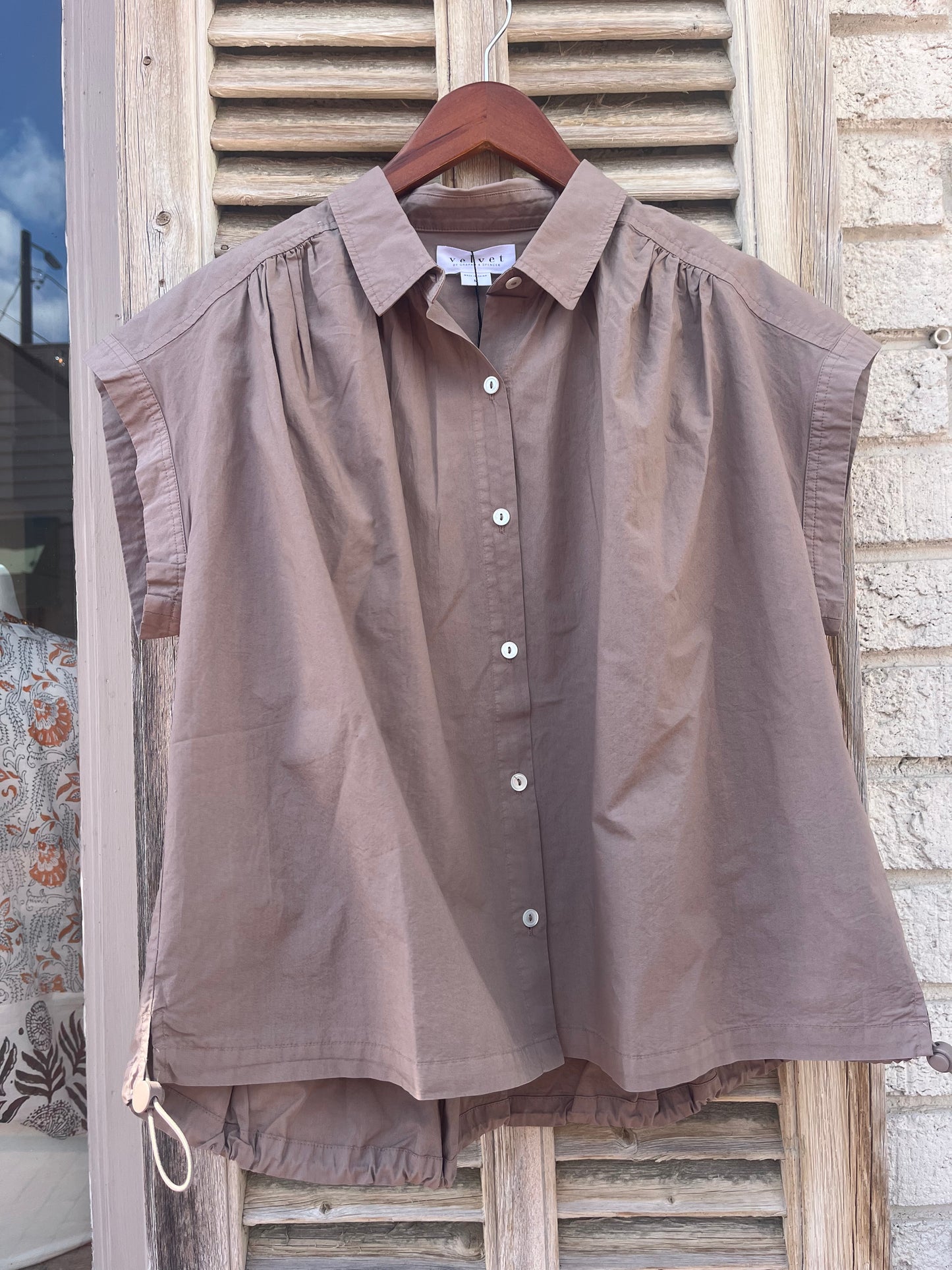Bennie Buttondown Top
