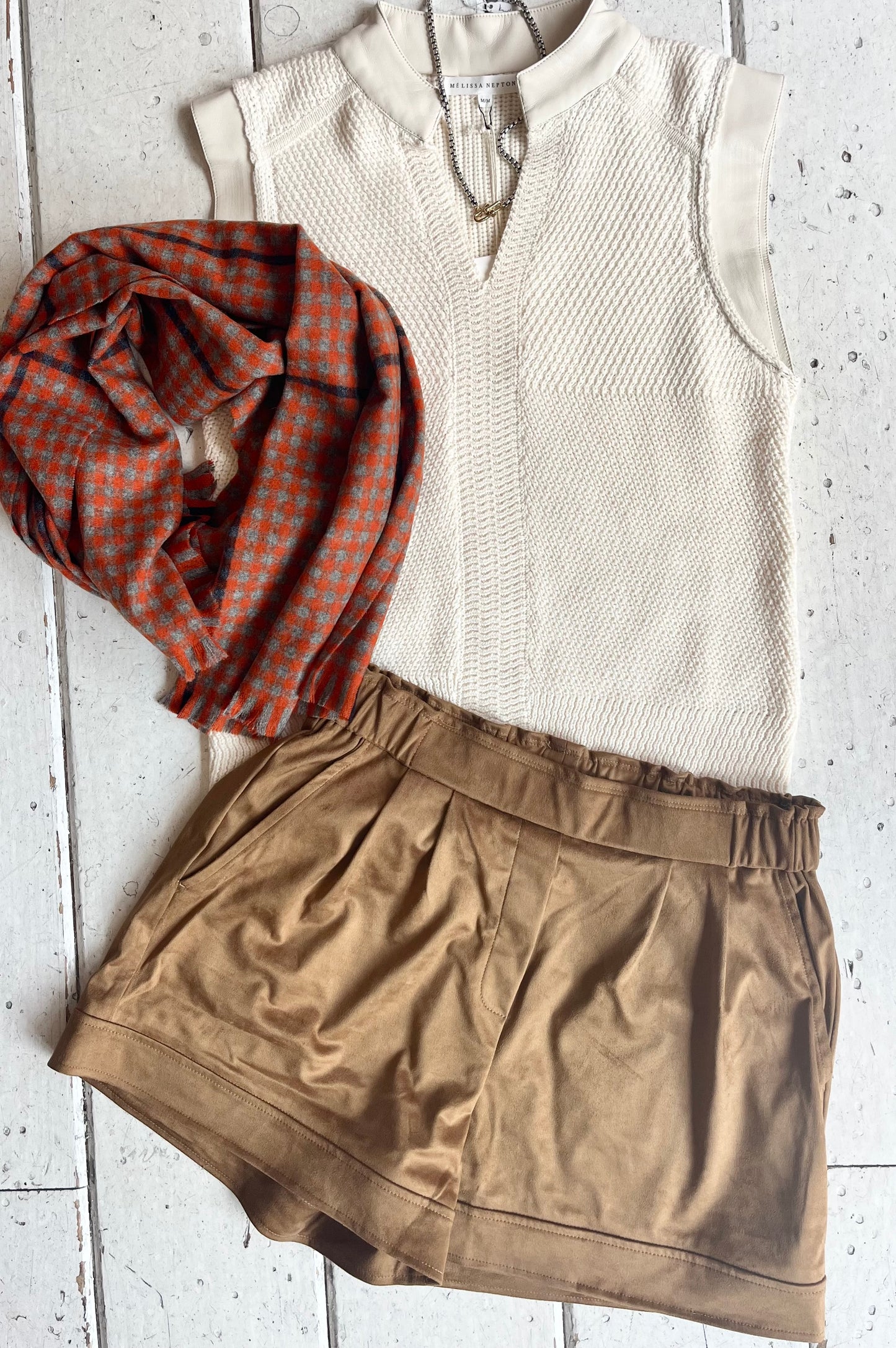 Fawn Suede Short