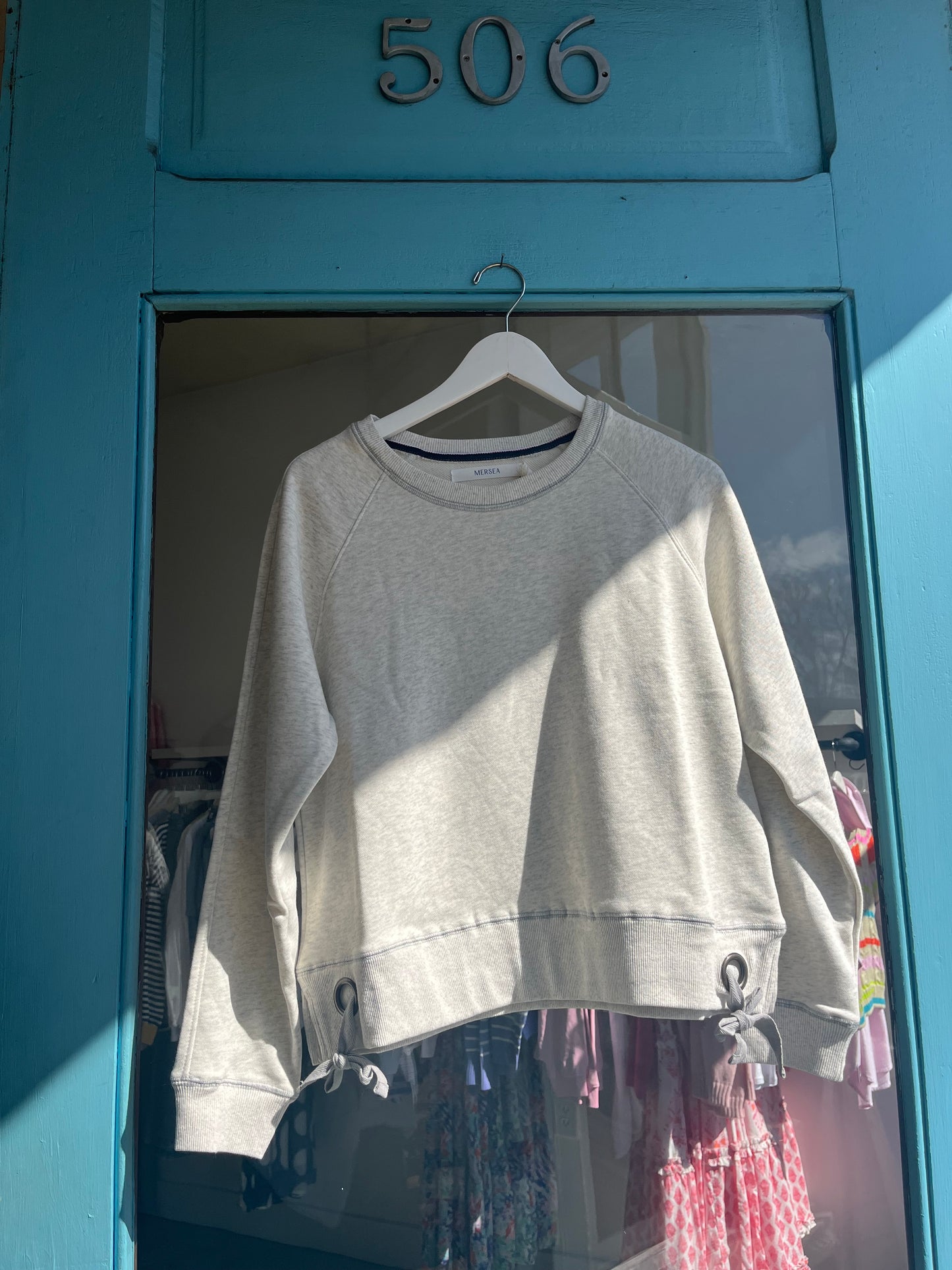 Side Tie Sweatshirt