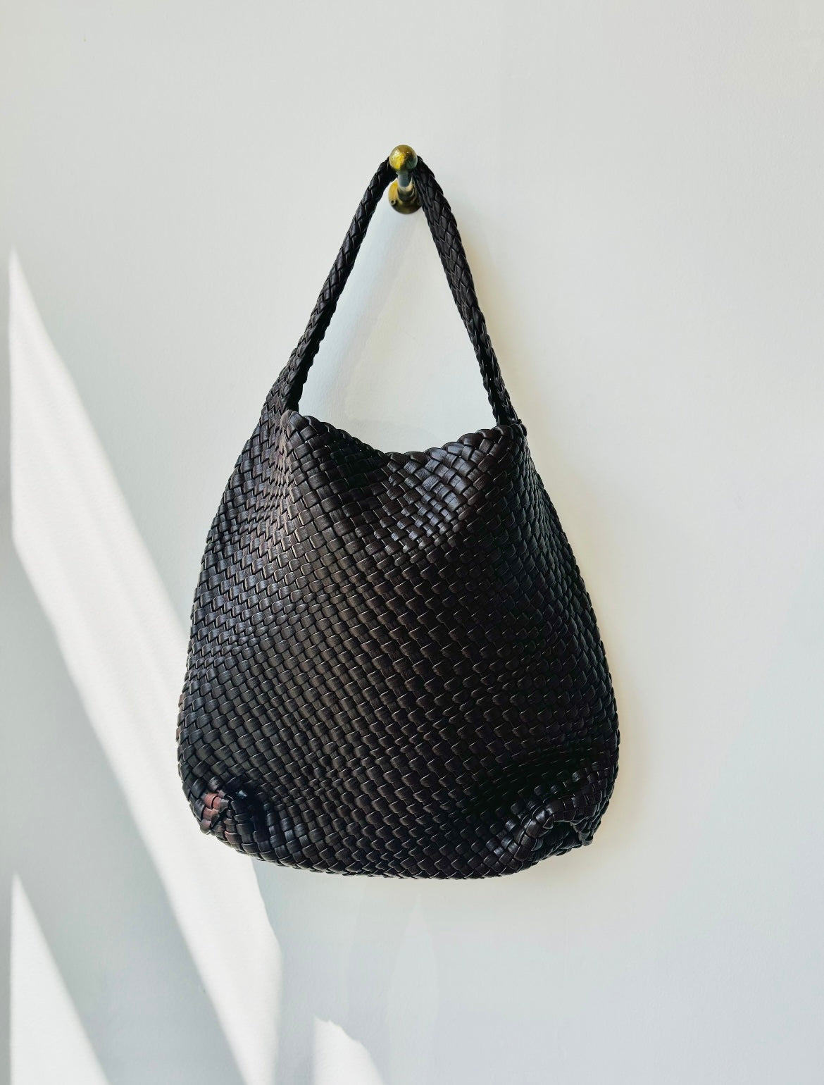 Medium Woven Shoulder Bag