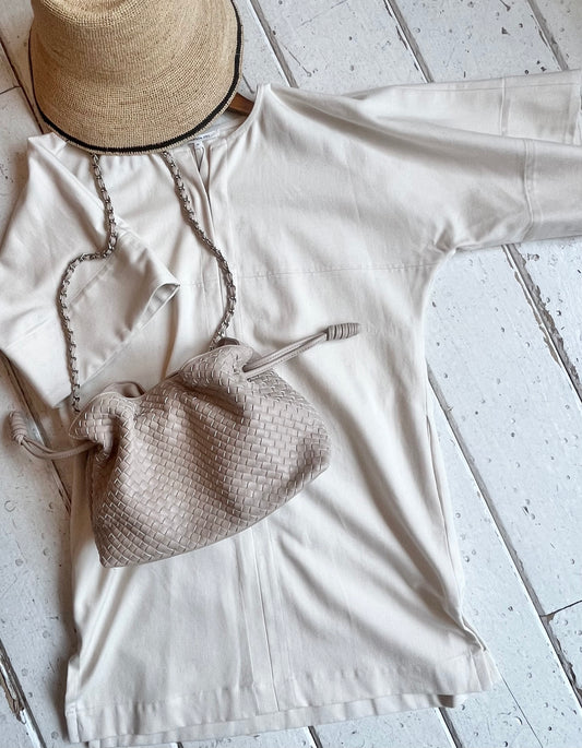 Drawstring Woven Bag