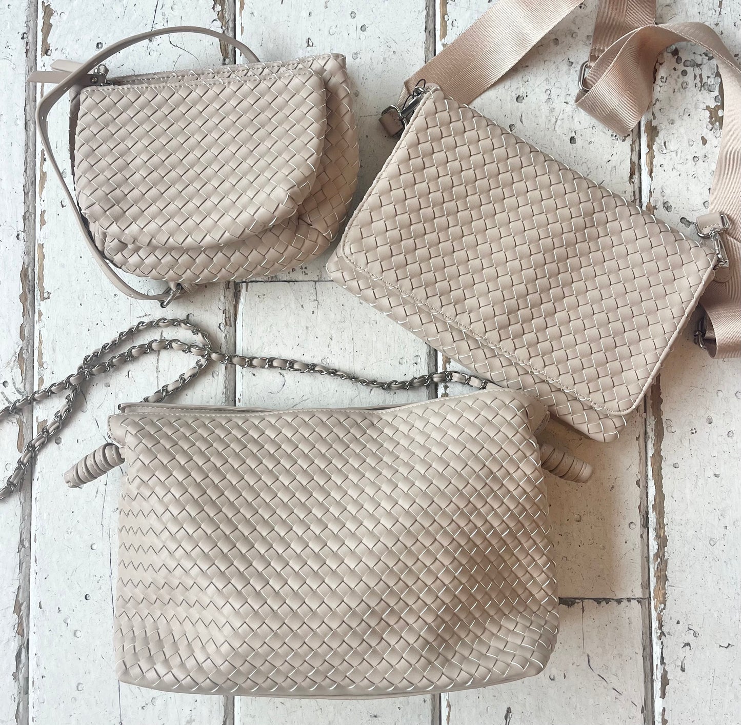 Drawstring Woven Bag