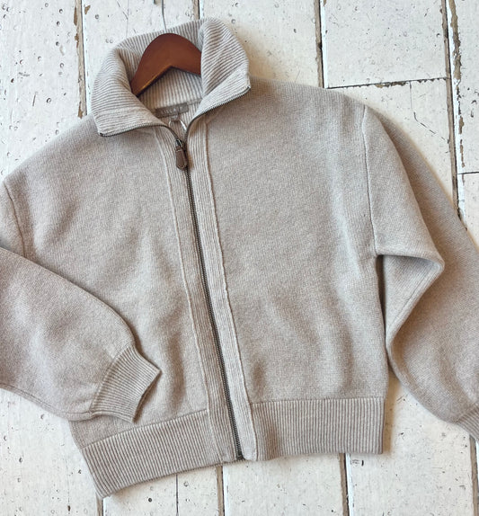 Polo Bomber Cardigan