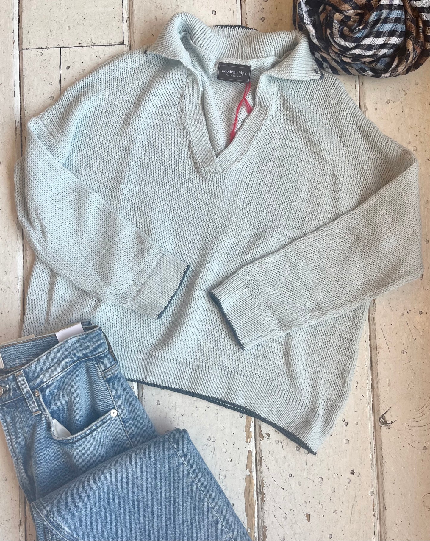 Tipped Pullover