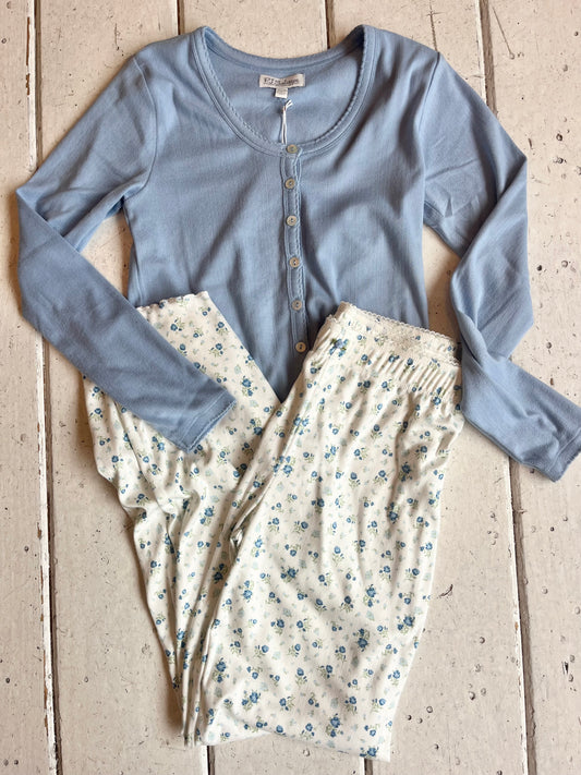 Long Sleeve Pointelle Top