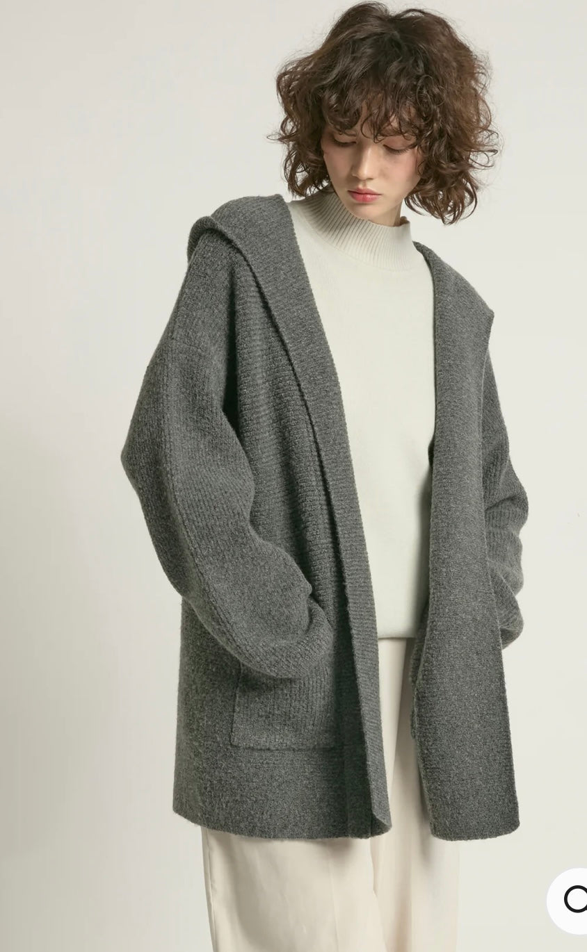 Hooded Cardigan - One Size
