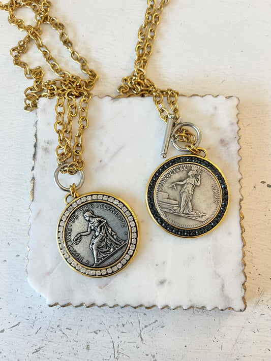 Gilded Coin Necklace
