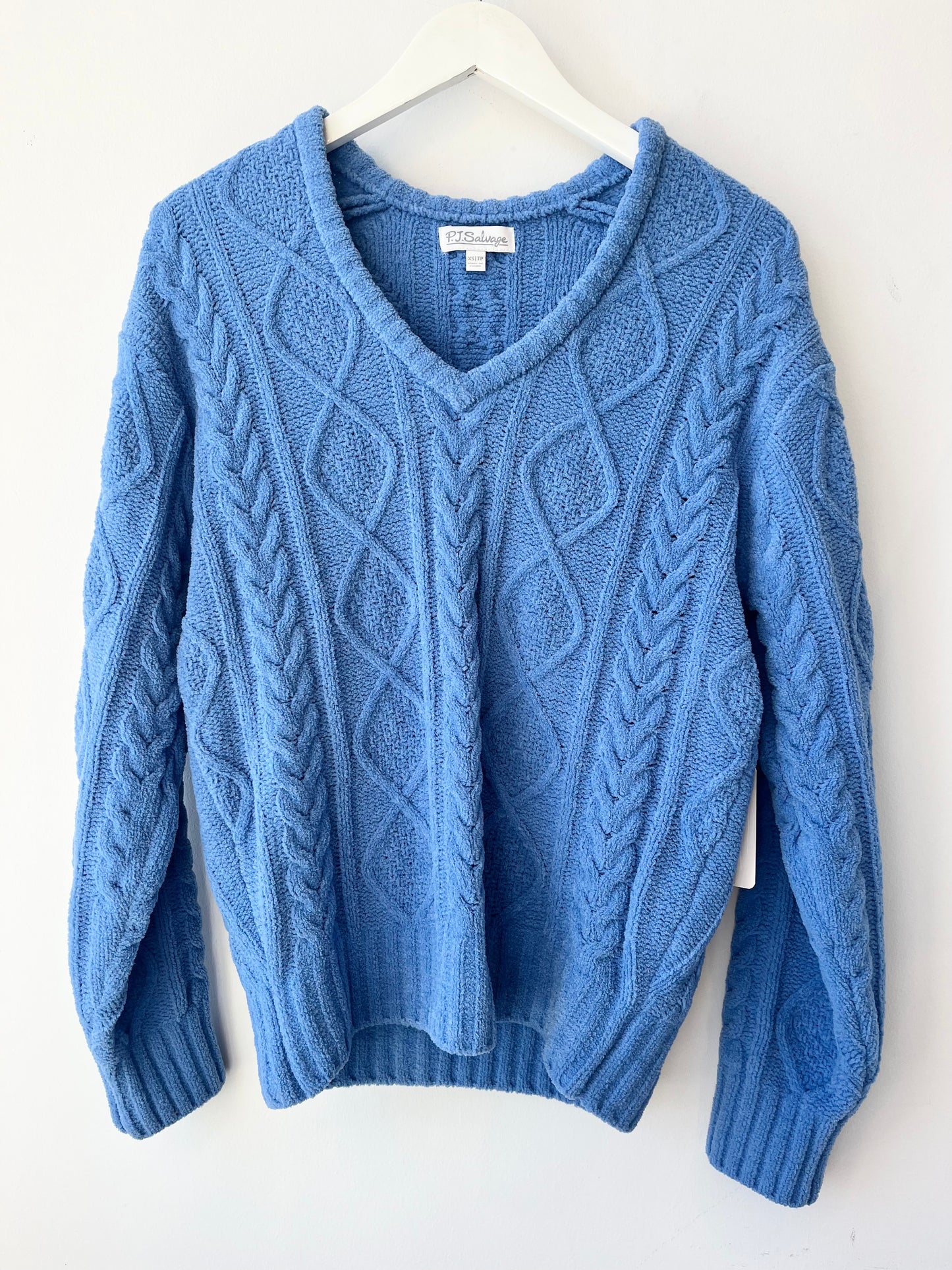 Chenille V Neck Top