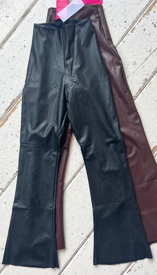 Le Chic Coated Cropped Legging