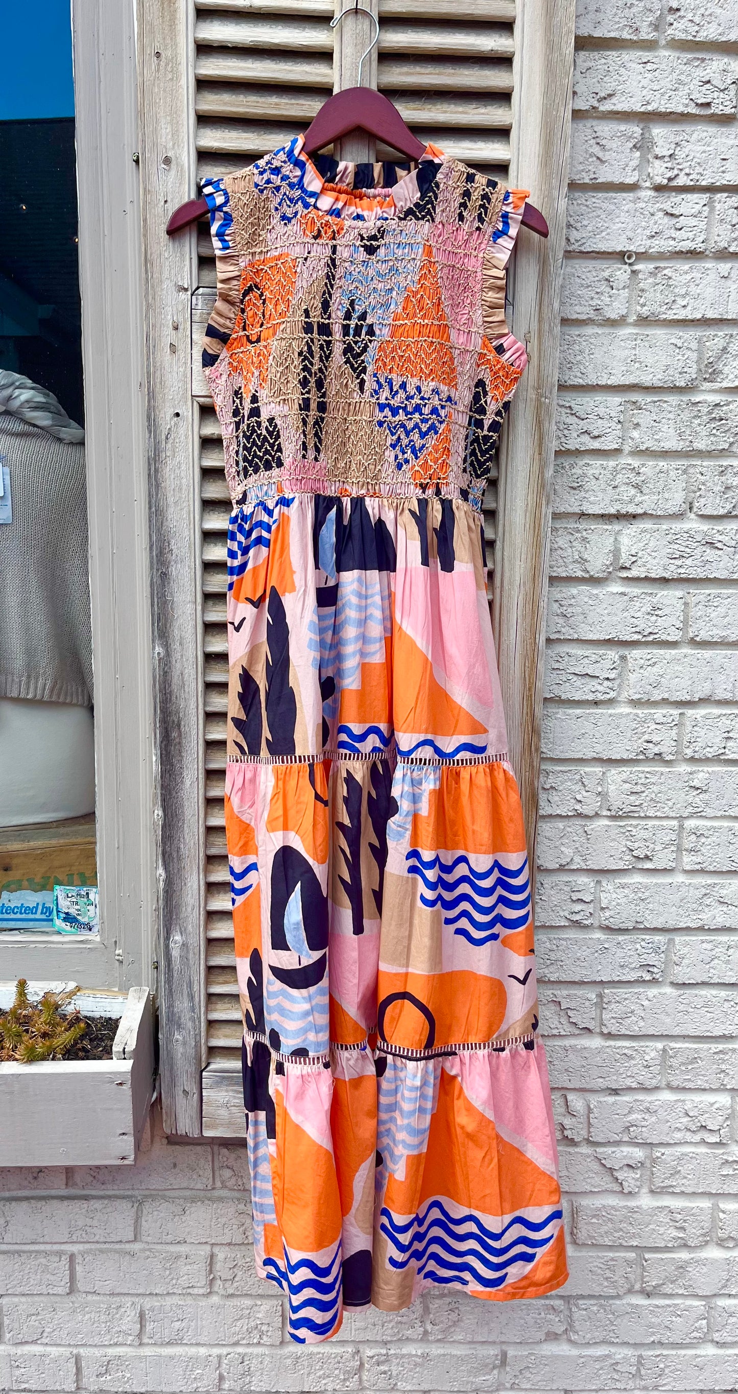Smocked Riveria Maxi