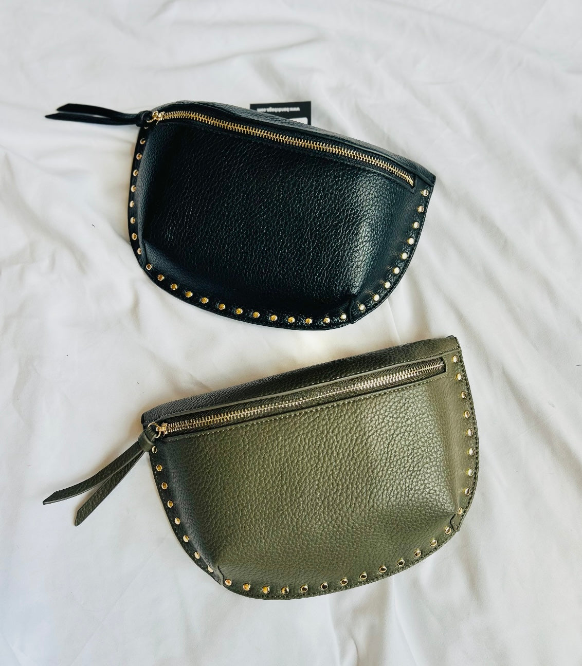 Studded Leather Crossbody