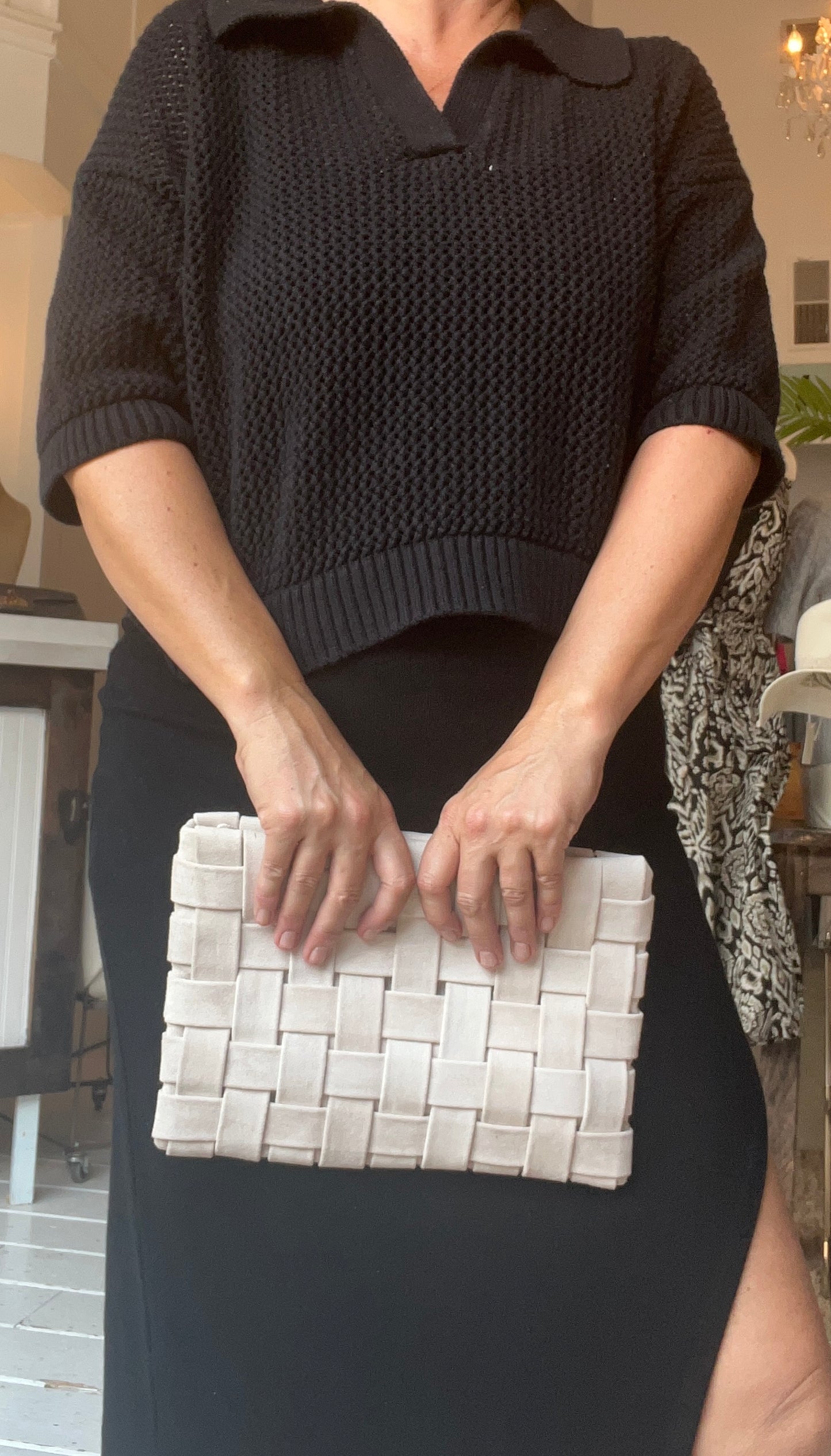 Braided Clutch/Crossbody