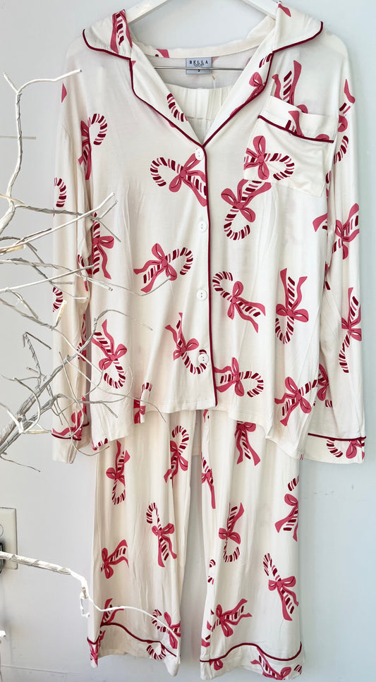 Candy Cane Cotton PJ