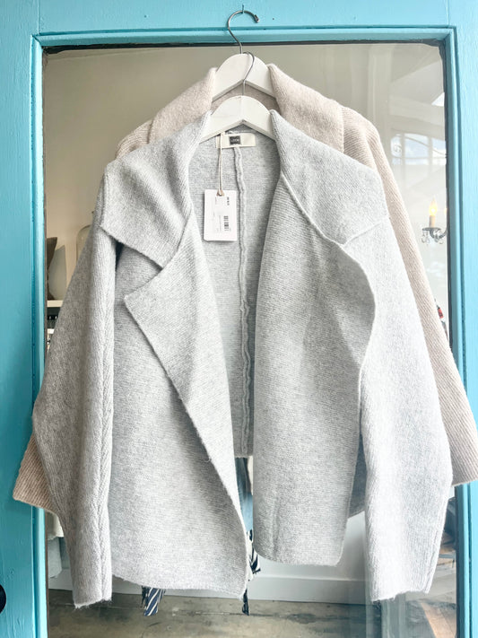 Open Collar Cardigan - One Size