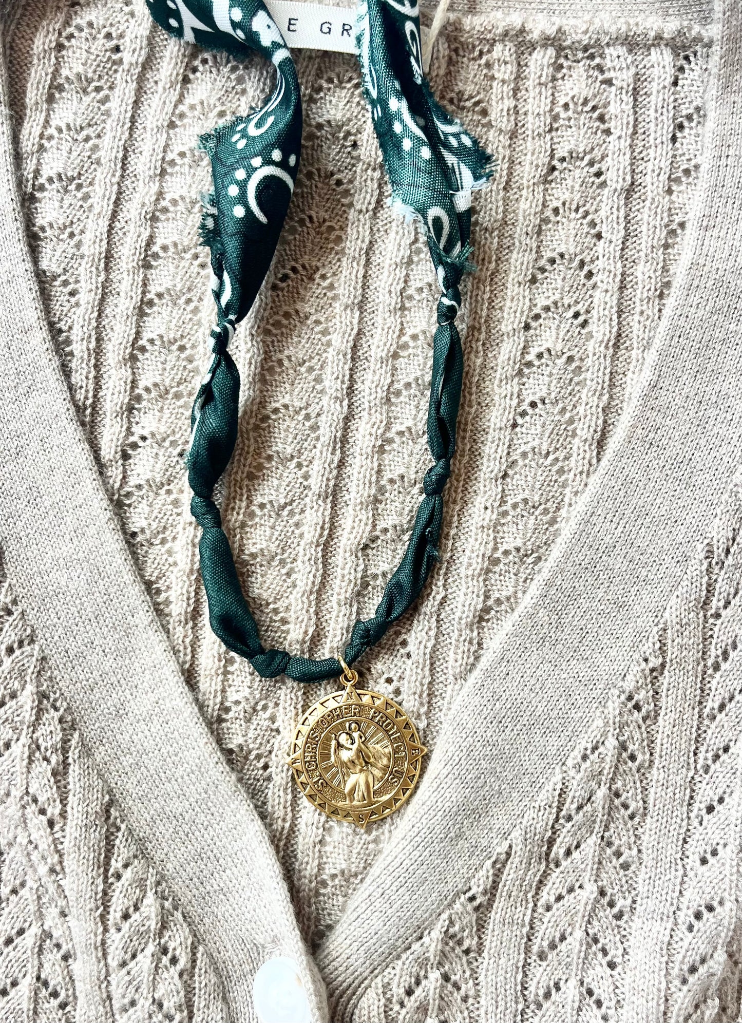 Bandana Charmed Necklace