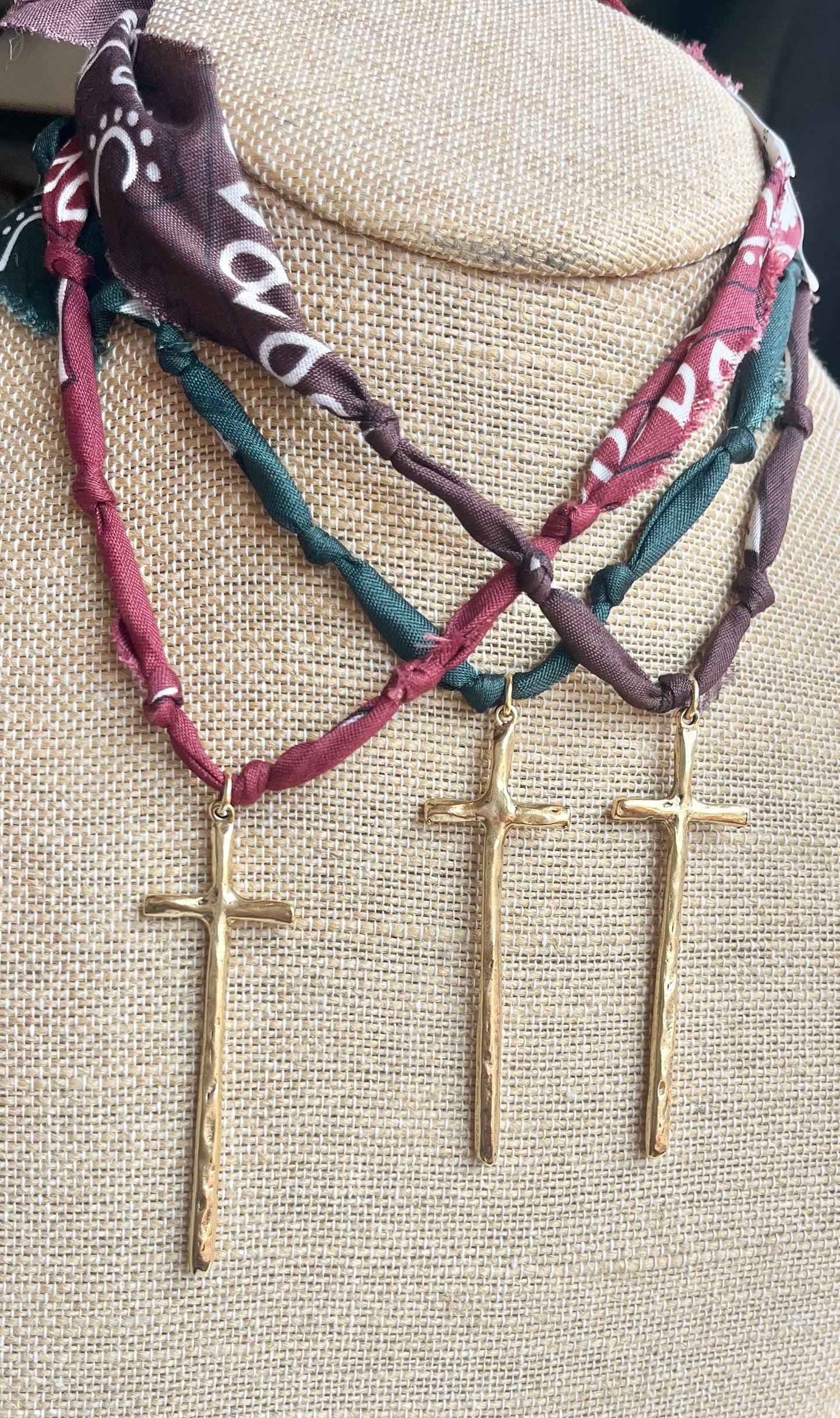 Bandana Charmed Necklace
