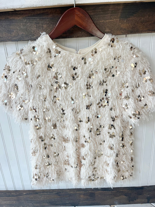 Sequin Cluster Top
