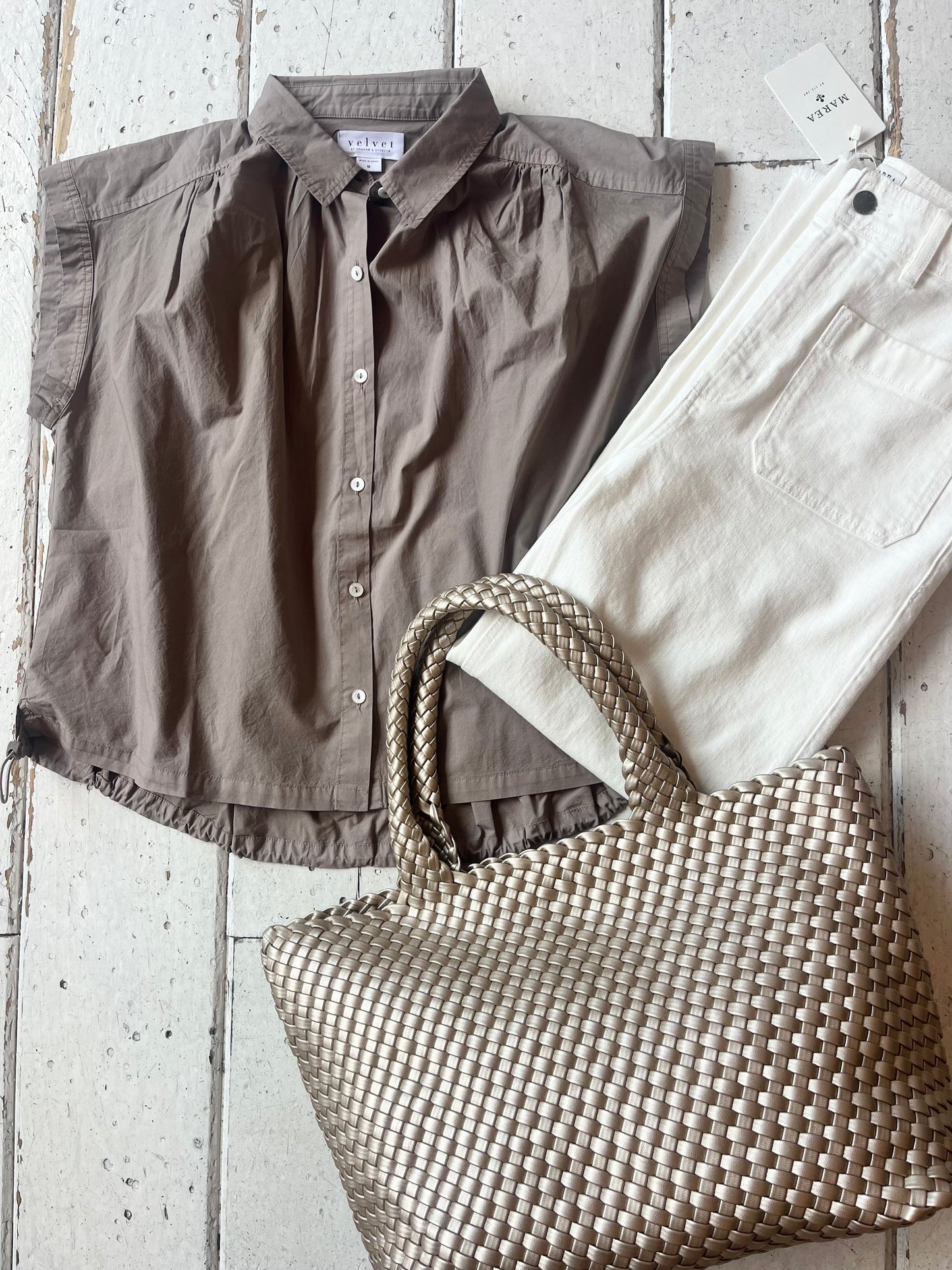 Bennie Buttondown Top