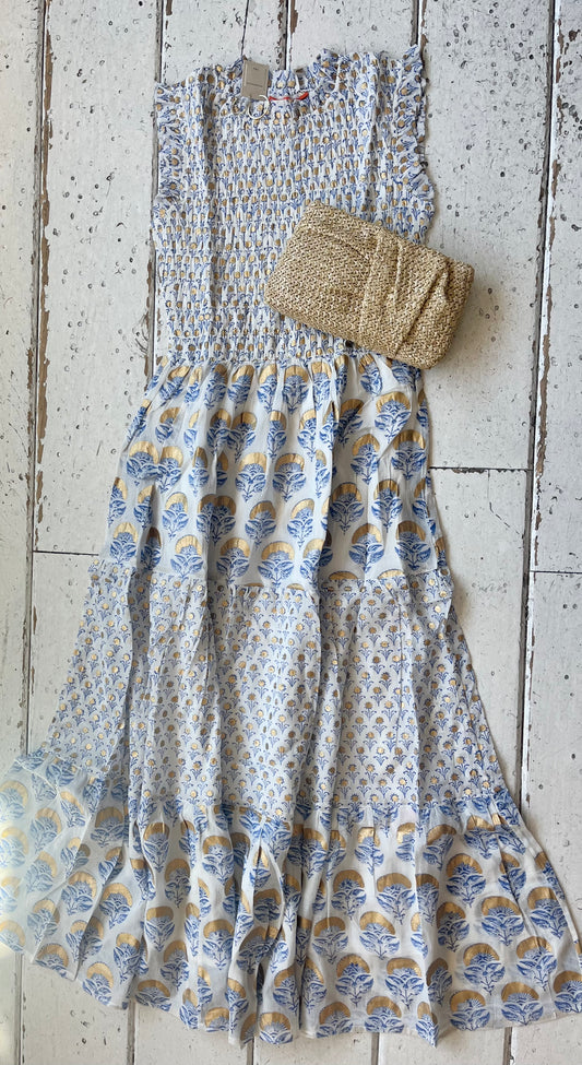 Frenchie Smocked Maxi