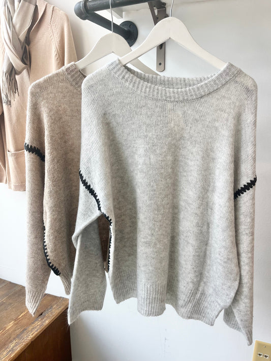Cozy Whipstitch Sweater