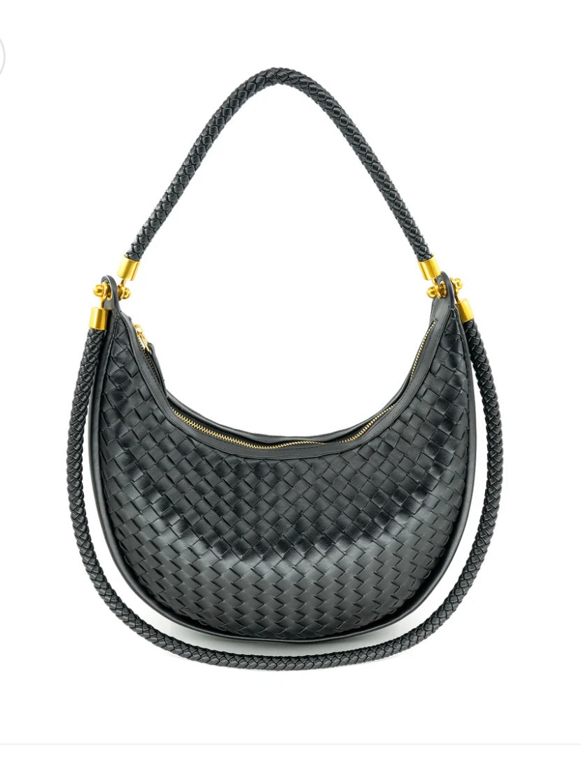 Grande Woven Shoulder Bag