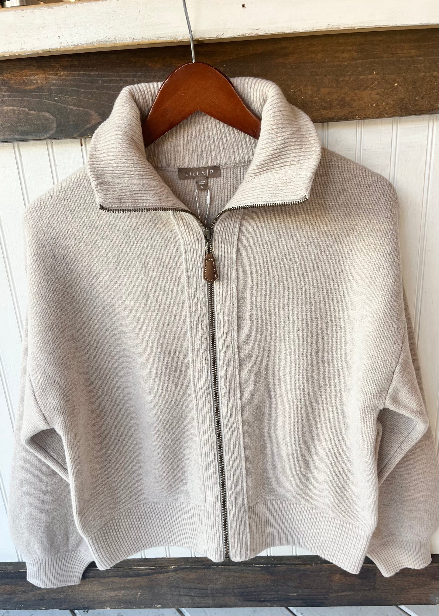Polo Bomber Cardigan