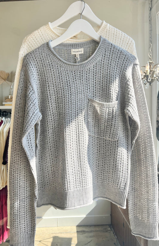 Lattice Sweater