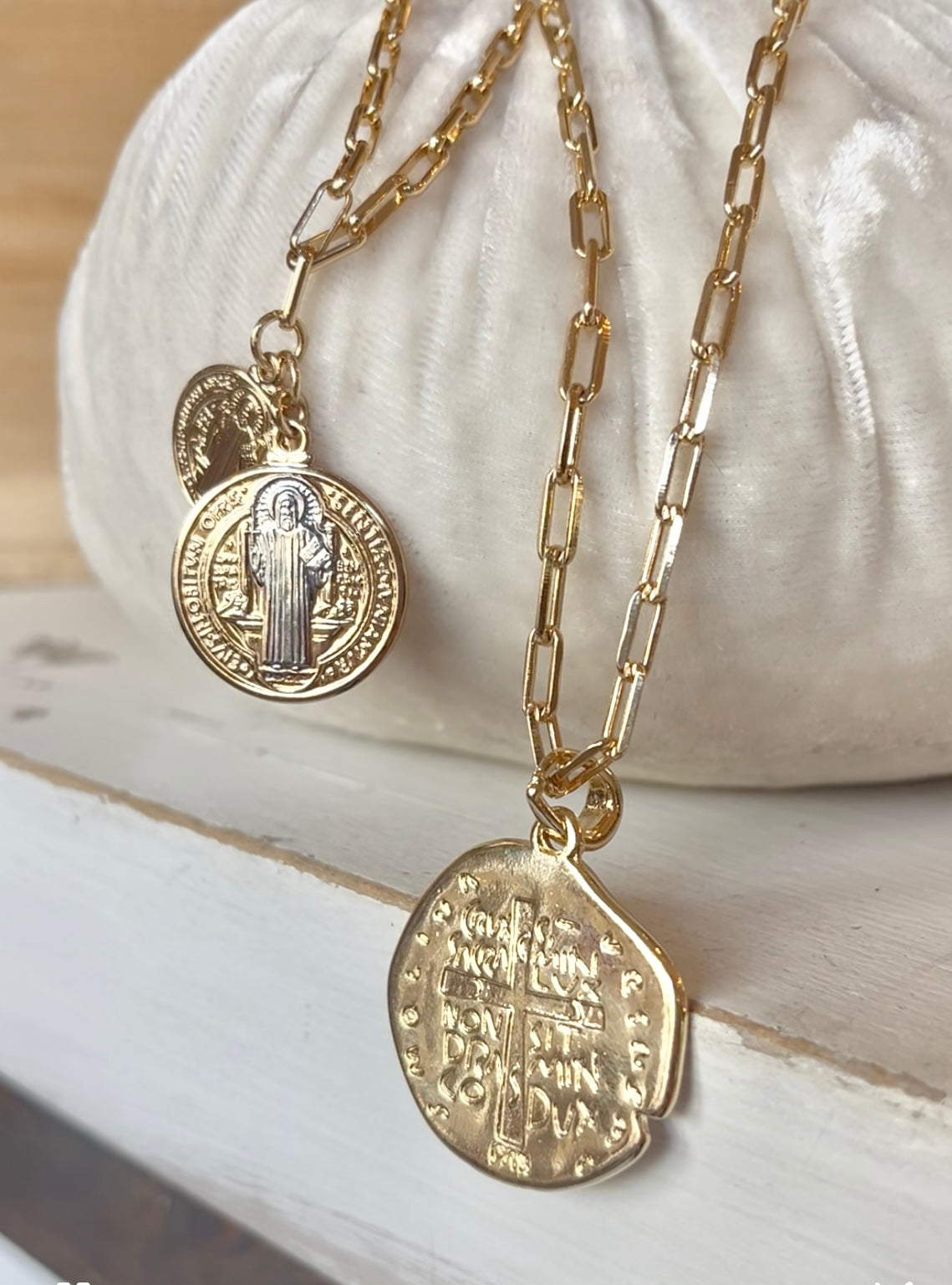 Saint Coins Necklaces